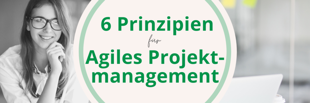 Text: 6 Prinzipien für agiles Projektmanagement