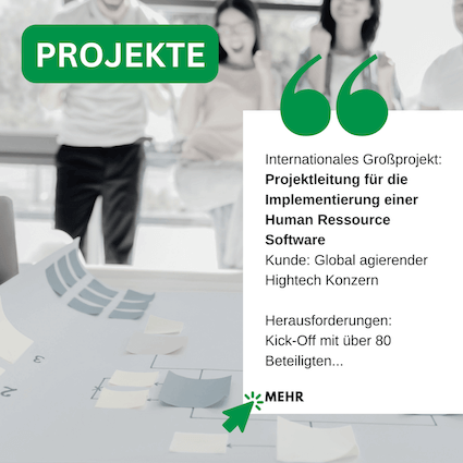 Projekte, Referenzen