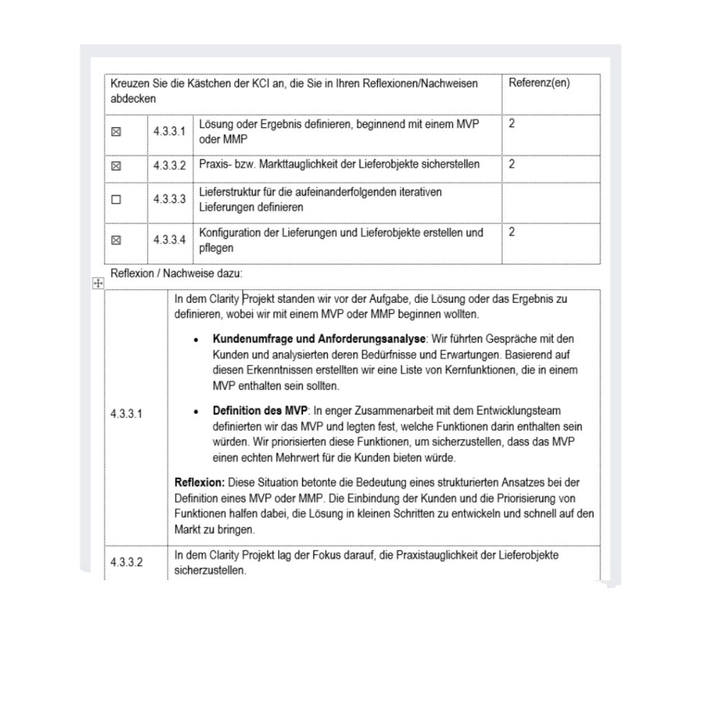 Beschreibung Kompetenzelement für IPMA Agile Leadership Zertifizierung