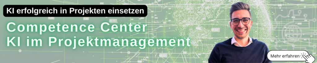 Banner: Competence Center KI im Projektmanagement