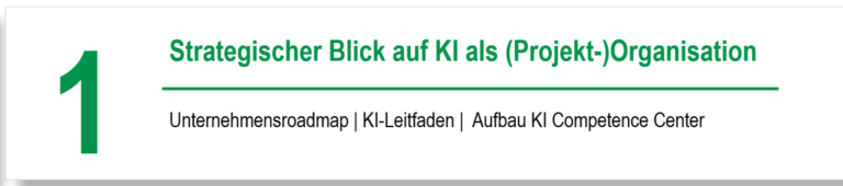 Strategischer Blick auf KI