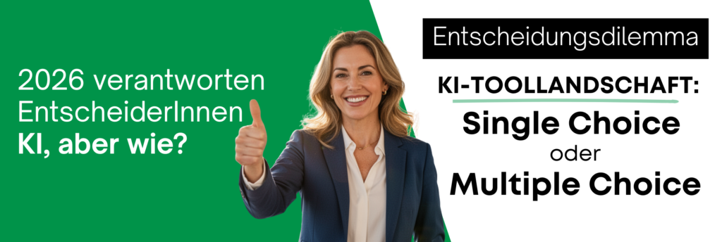 Entscheidungsdilemma: KI-Toollandschaft