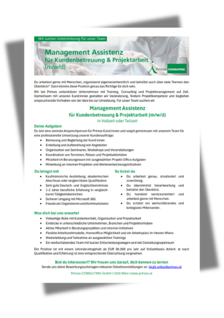 Management Assistenz